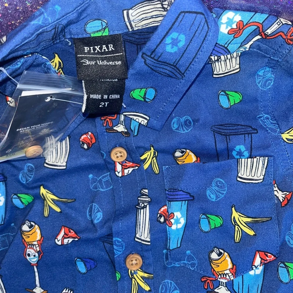 Disney Toy Story Forky Button up